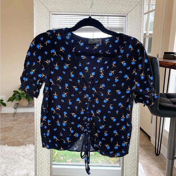 Boutique floral woven top - Picture 1 of 3